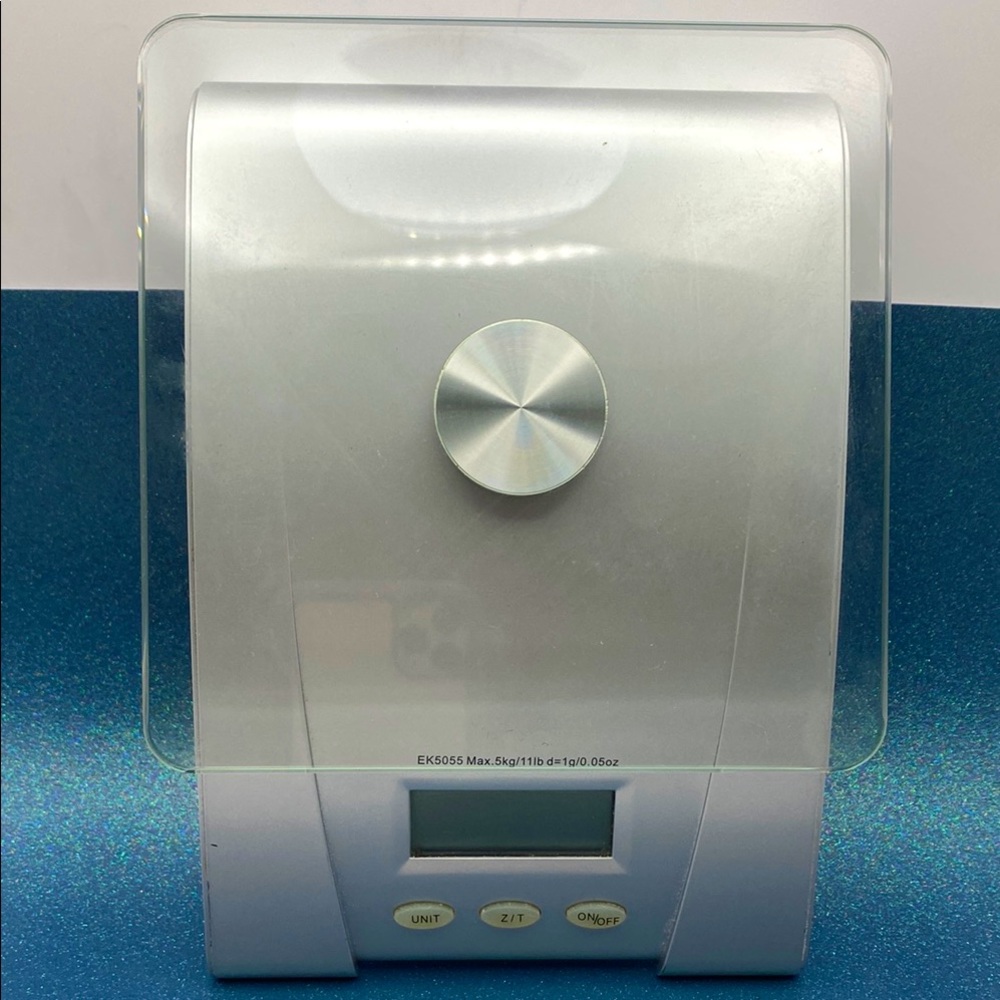 Electronic Digital Kitchen Scale  with Glass Platform Model #EK5055